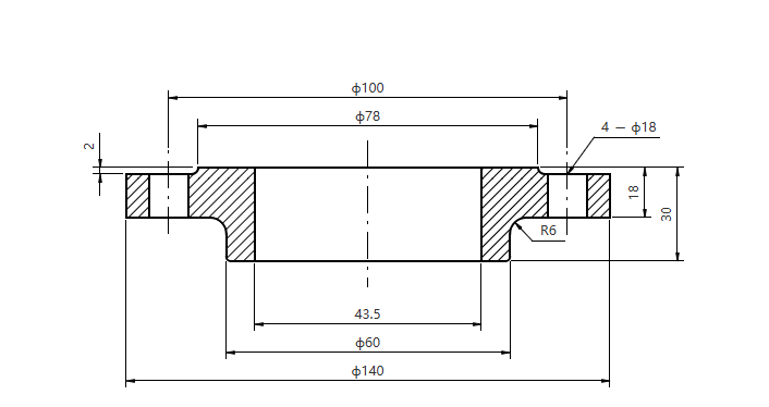 Stainless Steel Flange Vì vậy, DN32