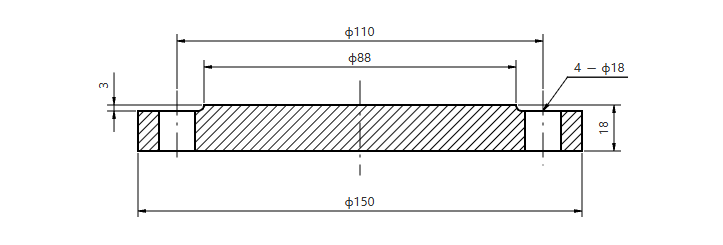 EN 1092-1 mặt bích mù