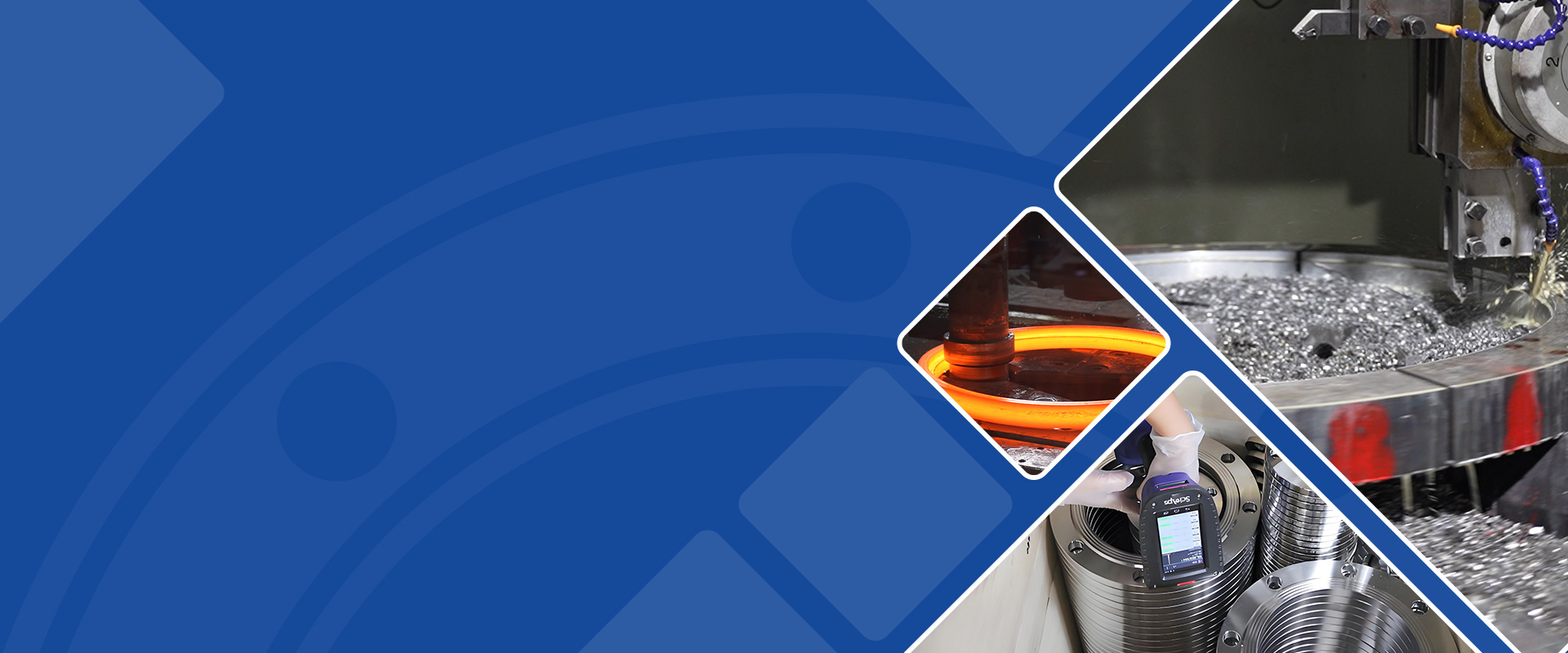 precision stainless steel flange production